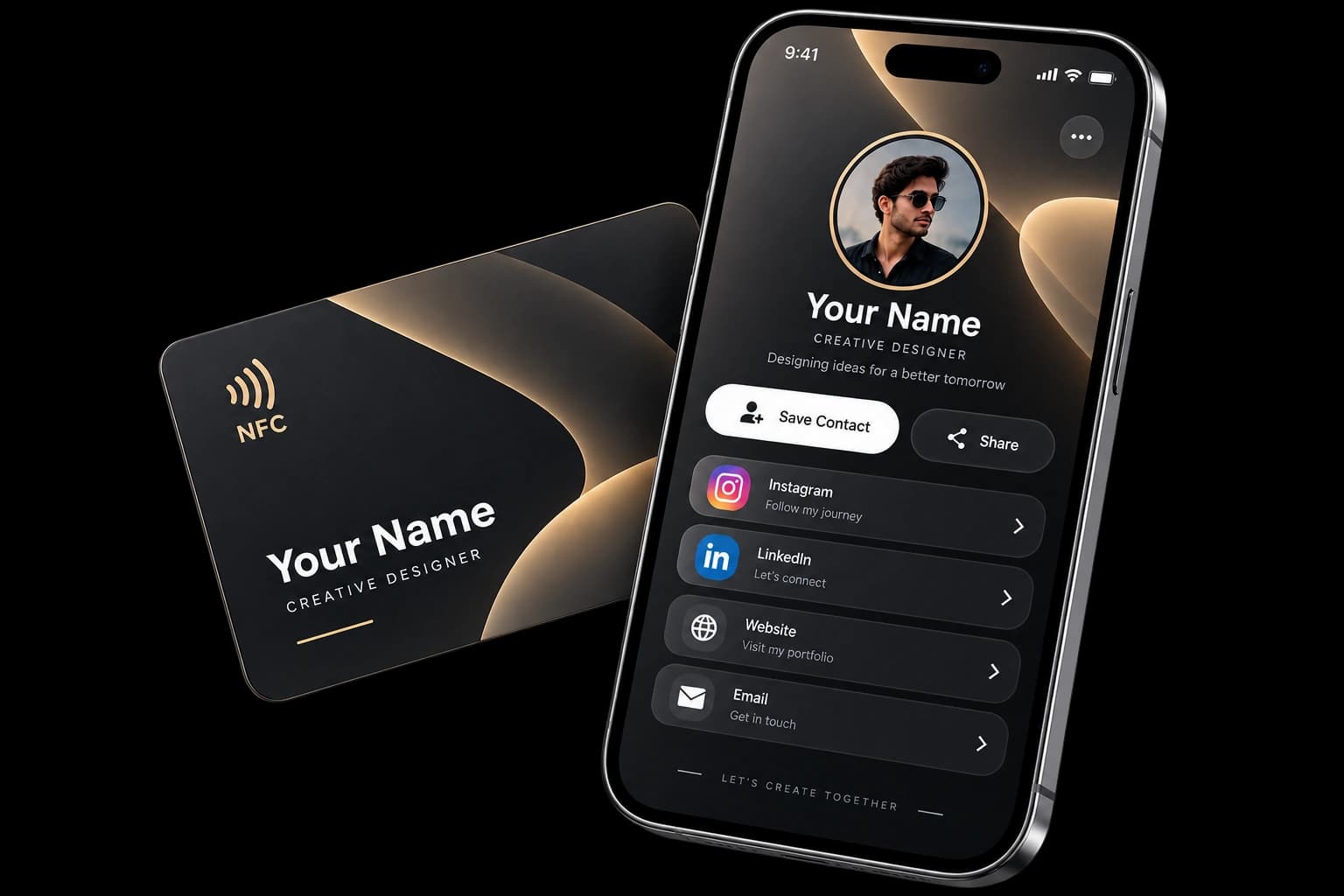 Nam digital profile and NFC card