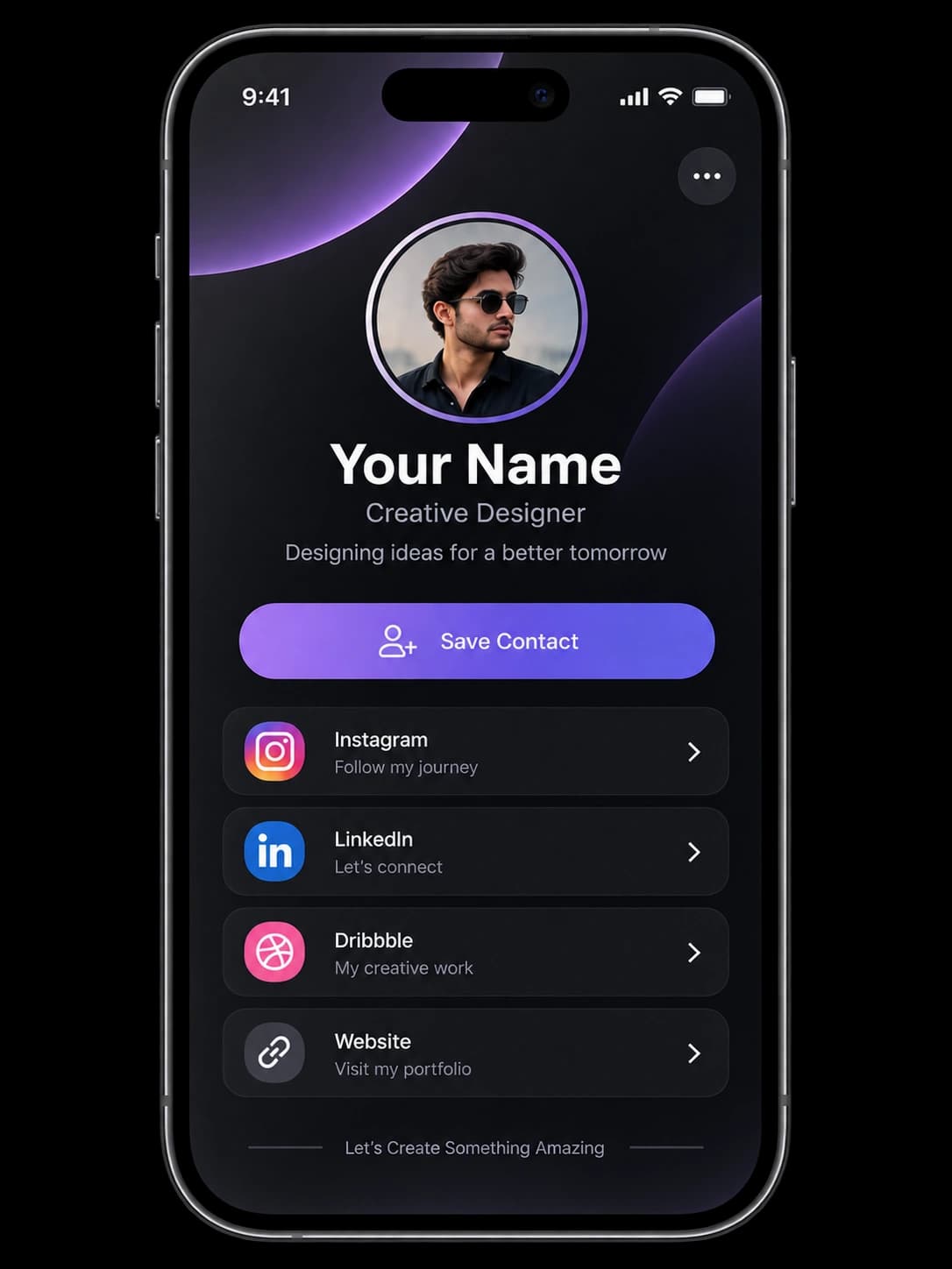 Nam public profile page